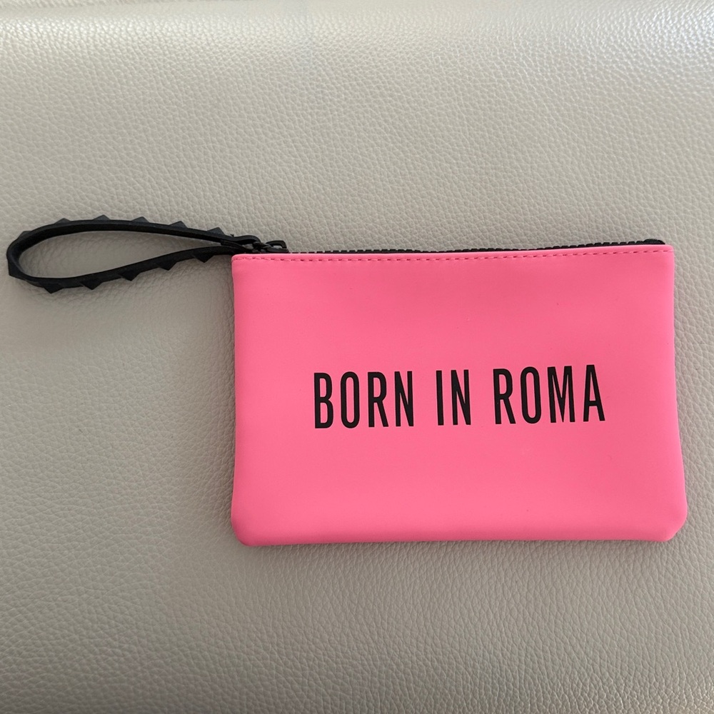 Valentino born in Roma wristlet small pouch